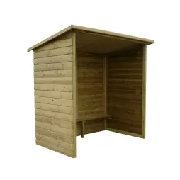 Abribus en bois (2m)