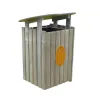 Corbeille publique en bois Forest
