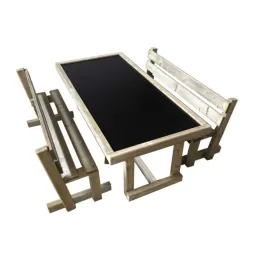 Table banc ardoise