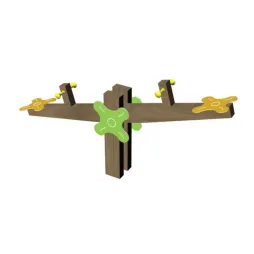 Balançoire horizontale Bouton d'or 2 m en bois