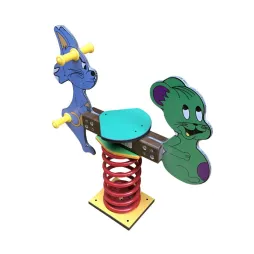 Jeu sur ressort Chat et Souris