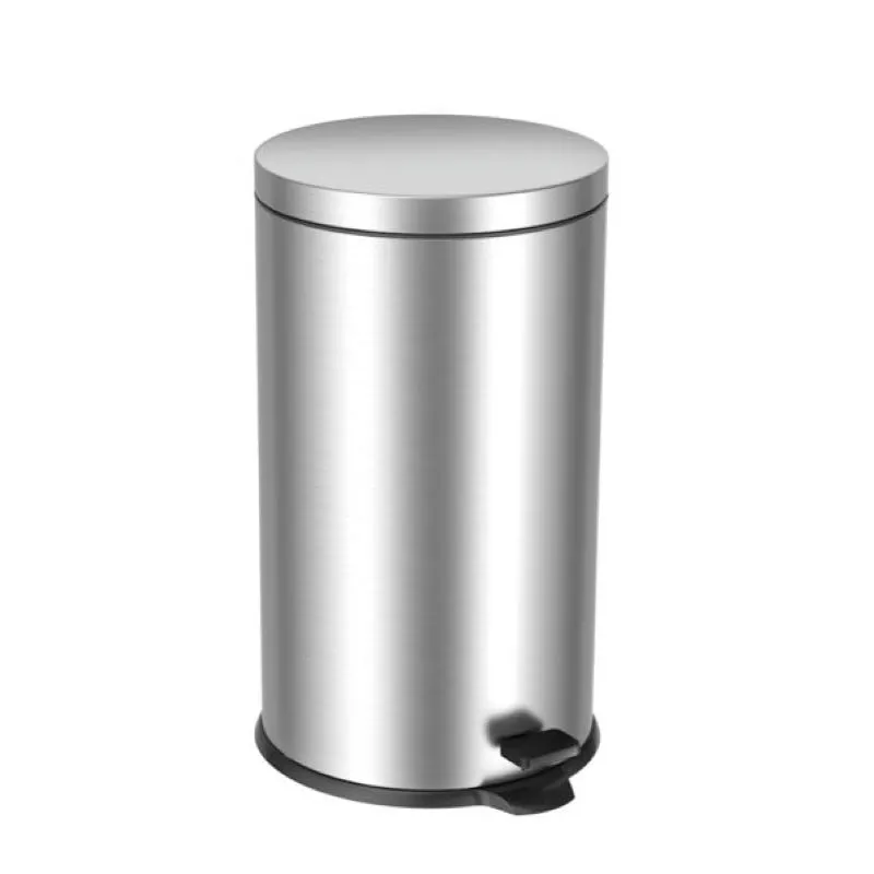 Poubelle En Inox 10 Litres - Design Sobre, à Poser Ou Fixer Au Mur - Idéale Pour Bureau, Salle De Bain, Cuisine