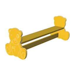 Banc public pour enfants