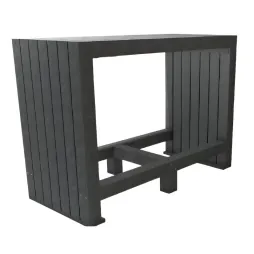 Table/bar extérieure en recyclé