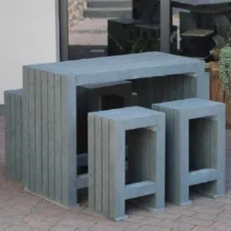 Ensemble pique-nique plastique recyclé