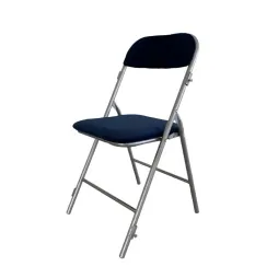 Chaise pliante en velours