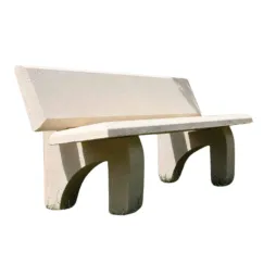 Banc de ville en béton