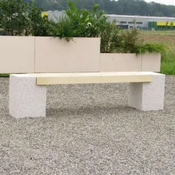 Banquette en béton