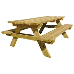 Table de pique nique en bois