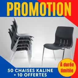 Lot chaise empilable Kaline