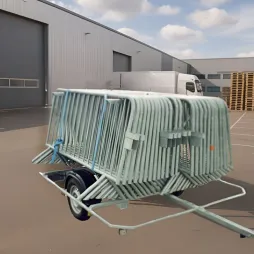 Remorque porte barrière