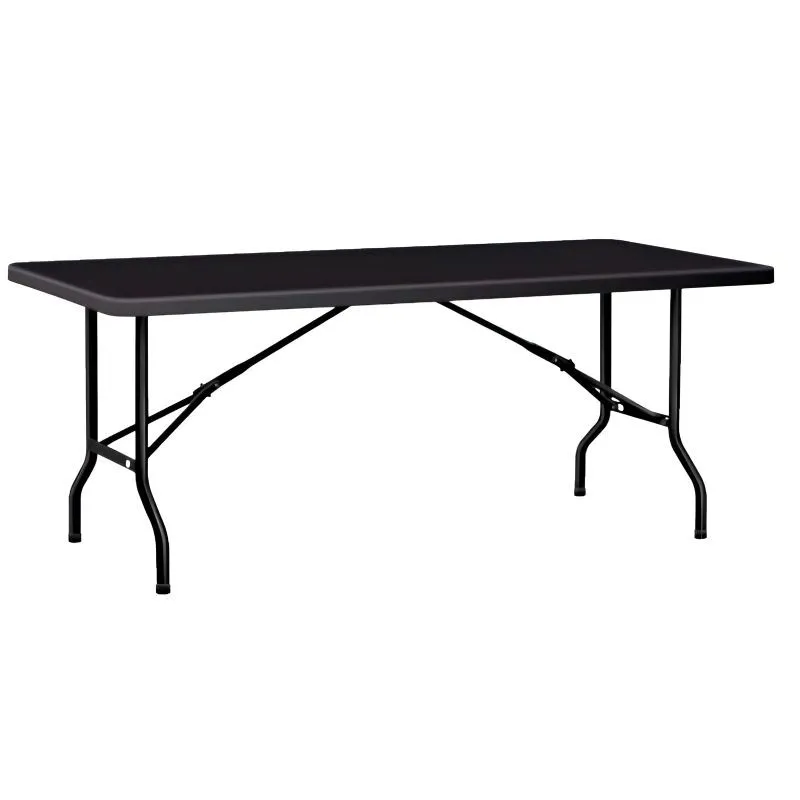 Table polypro rectangulaire noire Table polypro rectangulaire noire