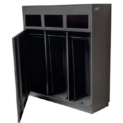 Corbeille publique pour tri sélectif