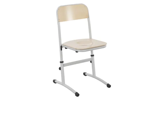 Chaise scolaire réglable en hauteur