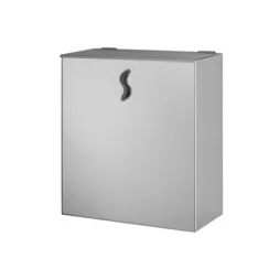 Poubelle murale sanitaire 10 litre en inox finition brillant Poubelle murale sanitaire 10 litre en inox finition brillant