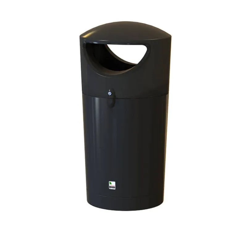 Poubelle ronde en plastique