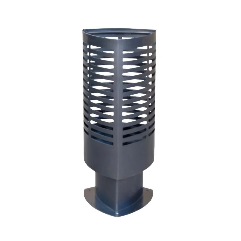 Poubelle de ville métallique