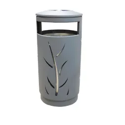 Corbeille extérieure en métal Corbeille extérieure en métal