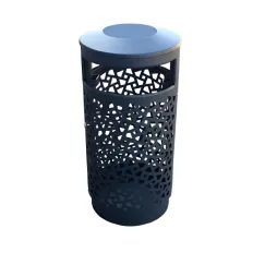 Corbeille extérieure en métal