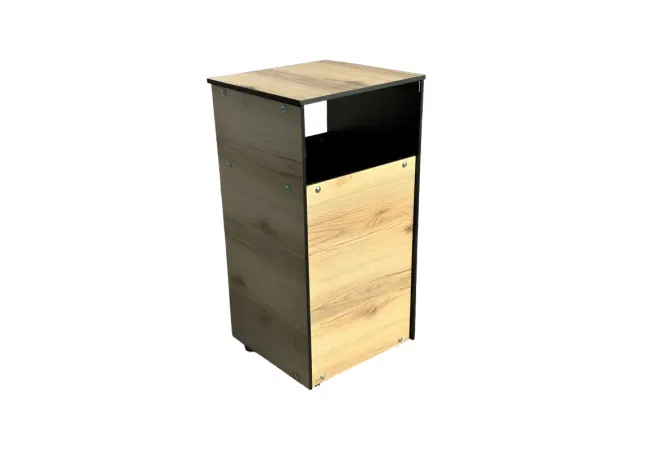 Corbeille de rue en HPL