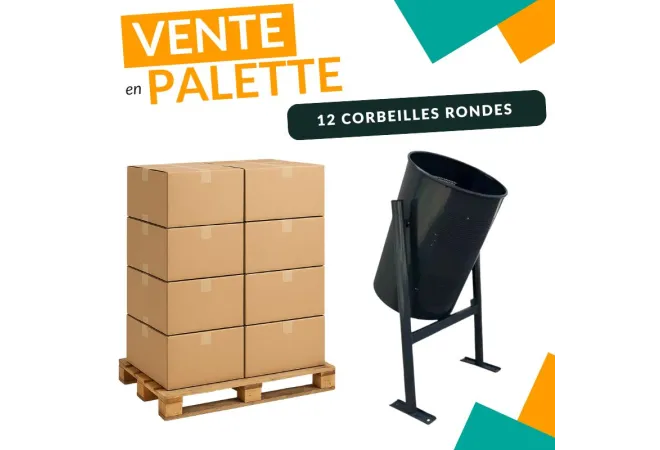 Corbeille de propreté urbaine