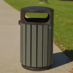 Corbeille en plastique recyclé