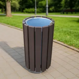 Corbeille de propreté en plastique recyclé Corbeille de propreté en plastique recyclé