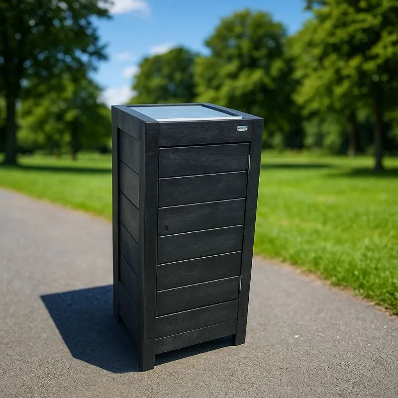 Corbeille extérieure plastique recyclé Corbeille extérieure plastique recyclé