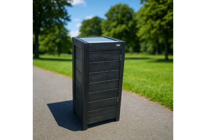 Corbeille extérieure plastique recyclé Corbeille extérieure plastique recyclé