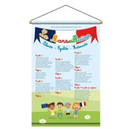 Kakémono la marseillaise pour maternelle