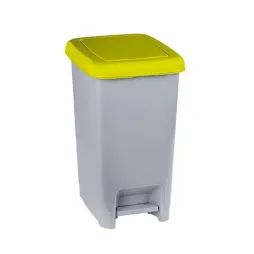 Poubelle de tri intérieur couvercle jaune