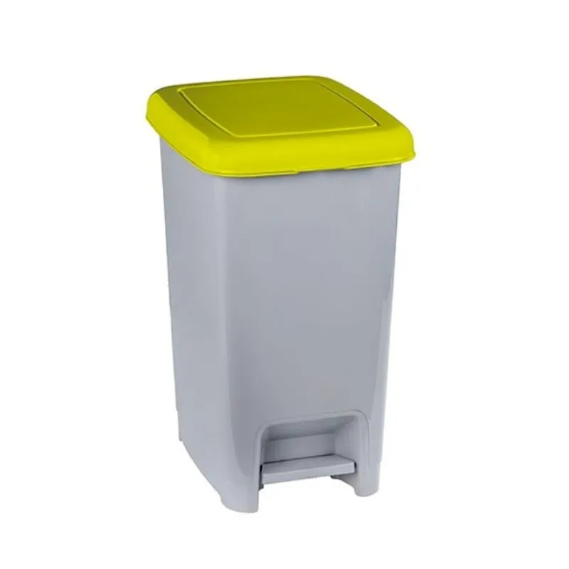 Poubelle de tri intérieur couvercle jaune