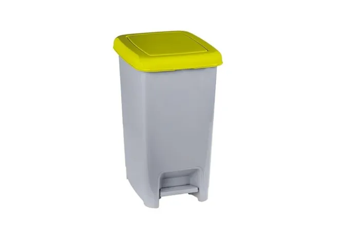 Poubelle de tri intérieur couvercle jaune