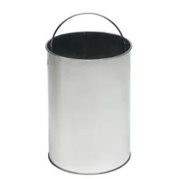 Poubelle collectivité avec seau en acier galvanisé