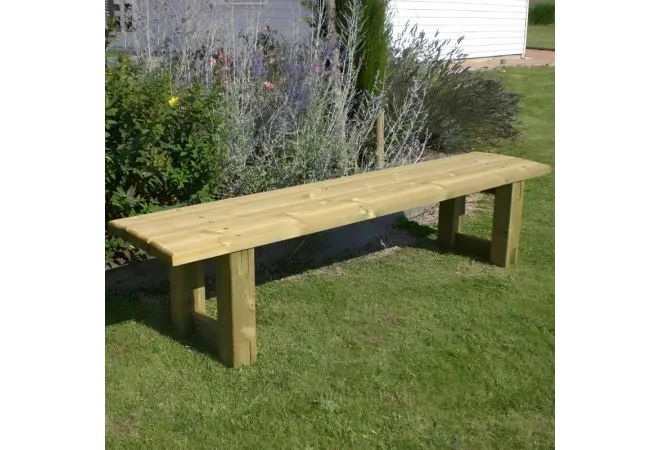 Banquette collectivité en bois fabriquée en France