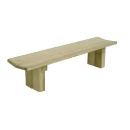 Banquette collectivité en bois de pin rouge