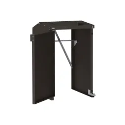 Abri conteneurs et biodéchets sans tôle de fond noir Abri conteneurs et biodéchets sans tôle de fond noir