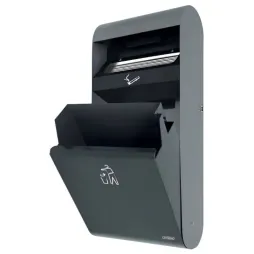 Cendrier mural avec corbeille intégrée