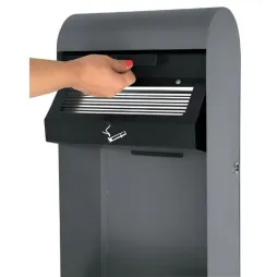 Cendrier mural extérieur avec bac amovible