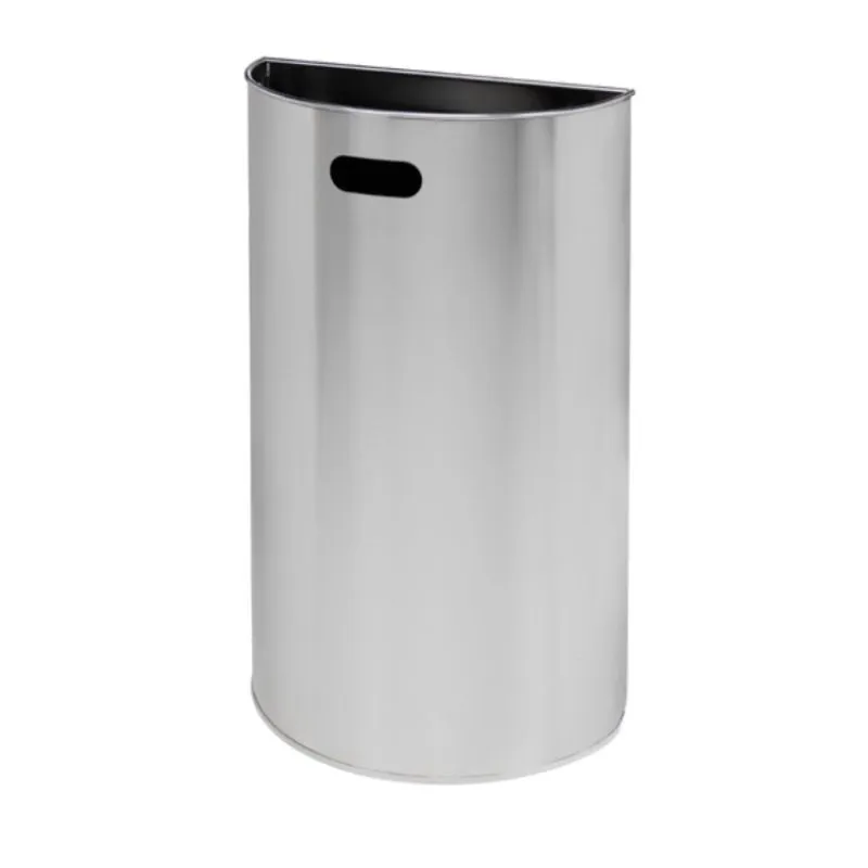Poubelle murale en acier de 40 litres