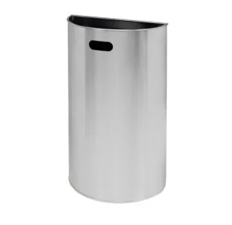 Poubelle murale en acier de 40 litres