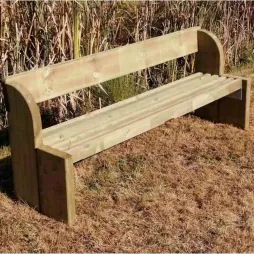 Banc public bois pour collectivités