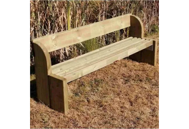 Banc public bois pour collectivités