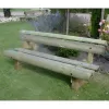 Banc jardin public en bois