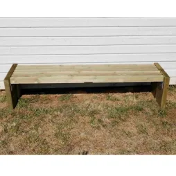 Banquette rustique en bois