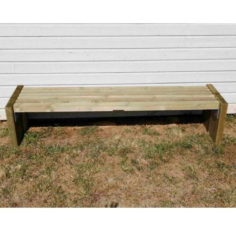 Banquette rustique en bois