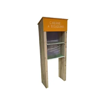 Boite à livre en bois