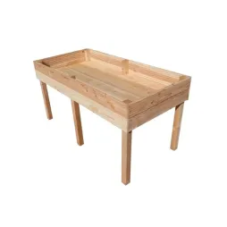 Table potagère en bois de pin grand modèle