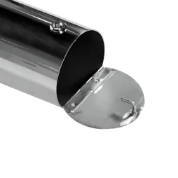 Cendrier mural avec ouverture de la trappe inférieure