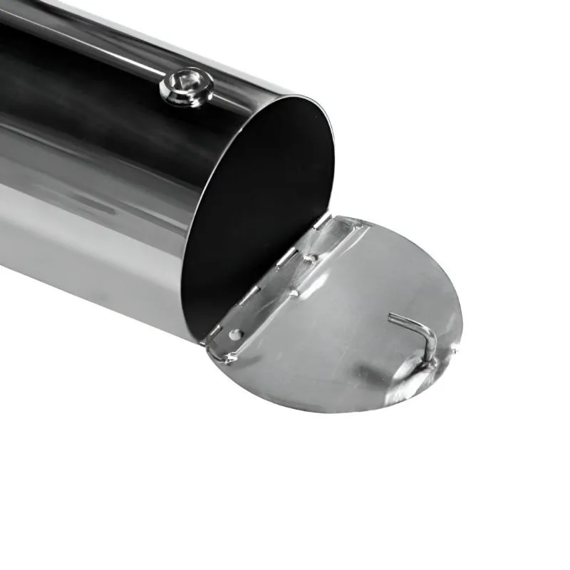 Cendrier mural avec ouverture de la trappe inférieure